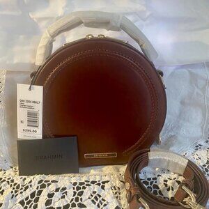 SOLD BRAHMIN Lane Cognac Captain NWT